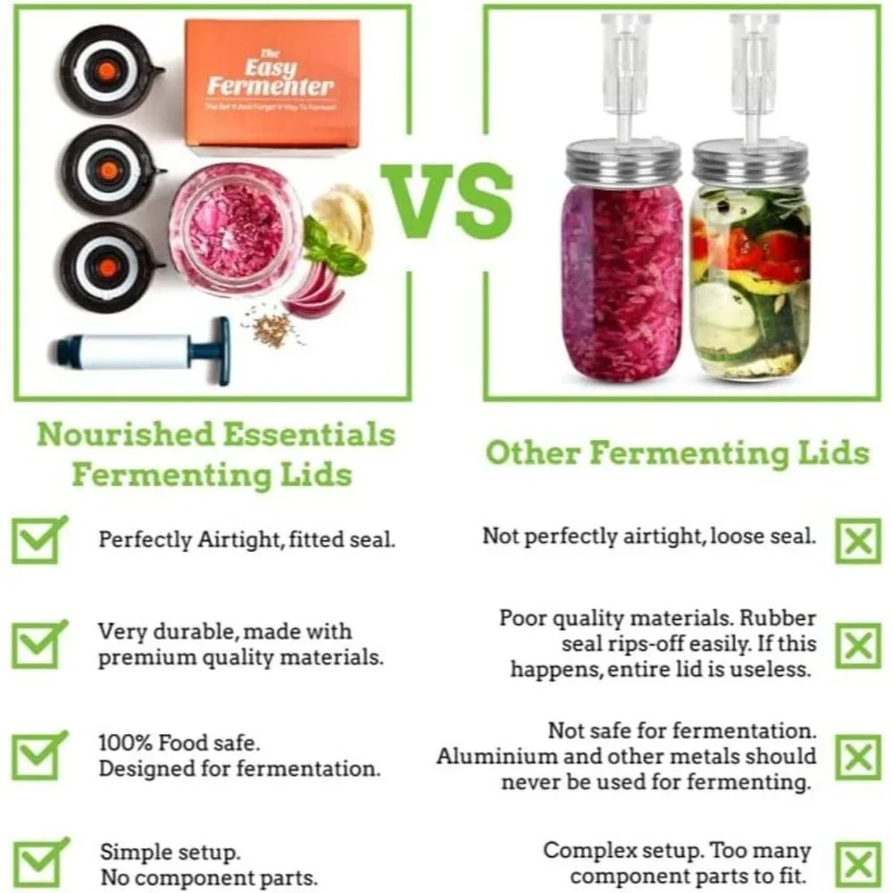Nourished Essentials The Easy Fermenter Fermentation Kit